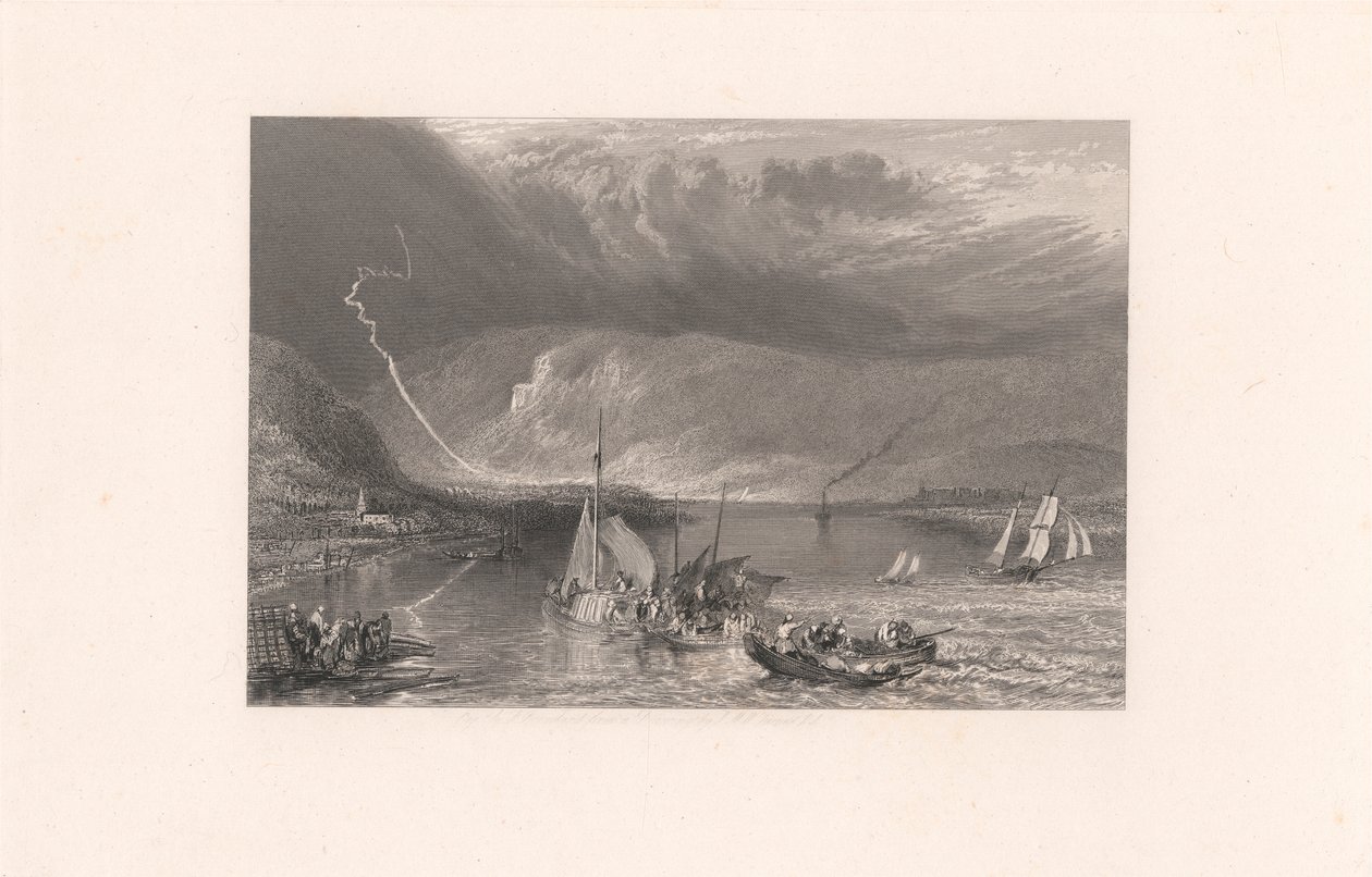 Katedra Gargantua w pobliżu Duclair autorstwa Robert Brandard