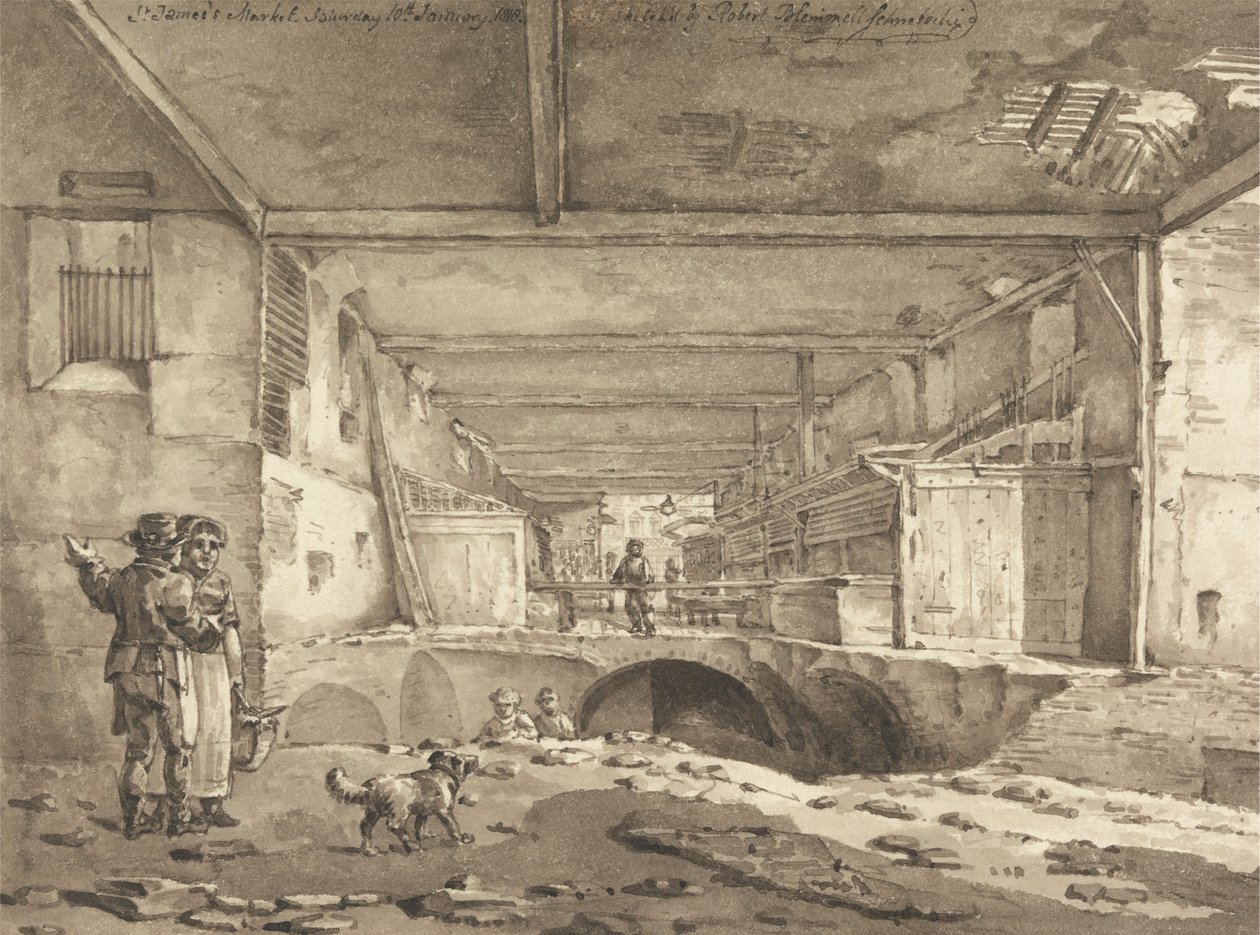 St. James Market, sobota autorstwa Robert Bremmel Schnebbelie