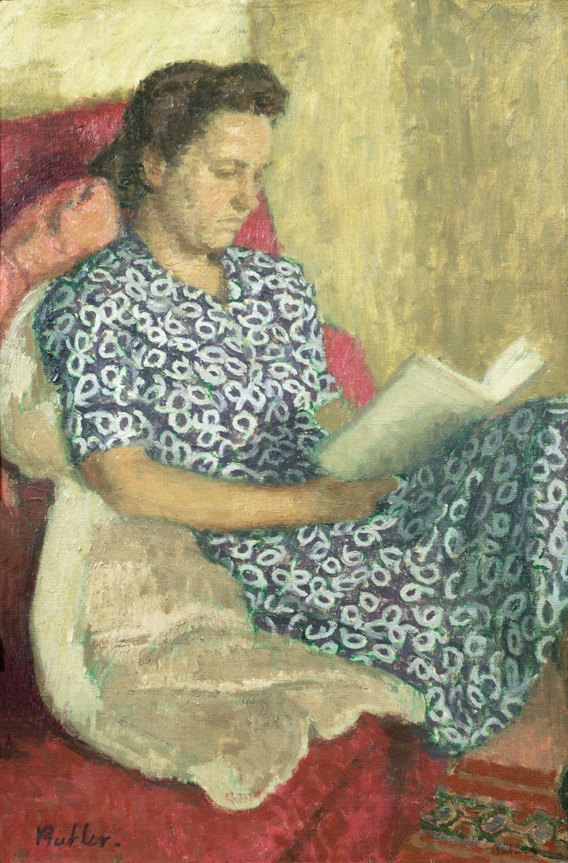 Portret kobiety czytającej autorstwa Robert Buhler