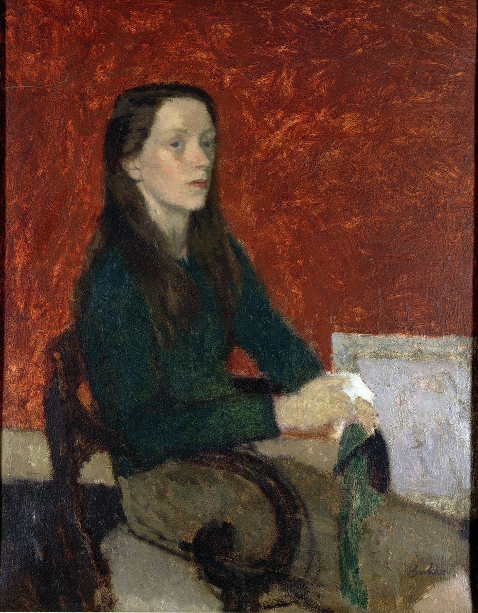 Portret młodej kobiety autorstwa Robert Buhler