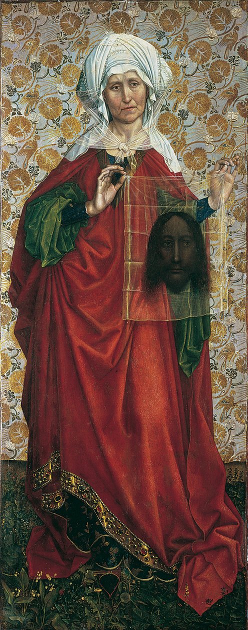 Panele Flémalle: Św. Weronika autorstwa Robert Campin