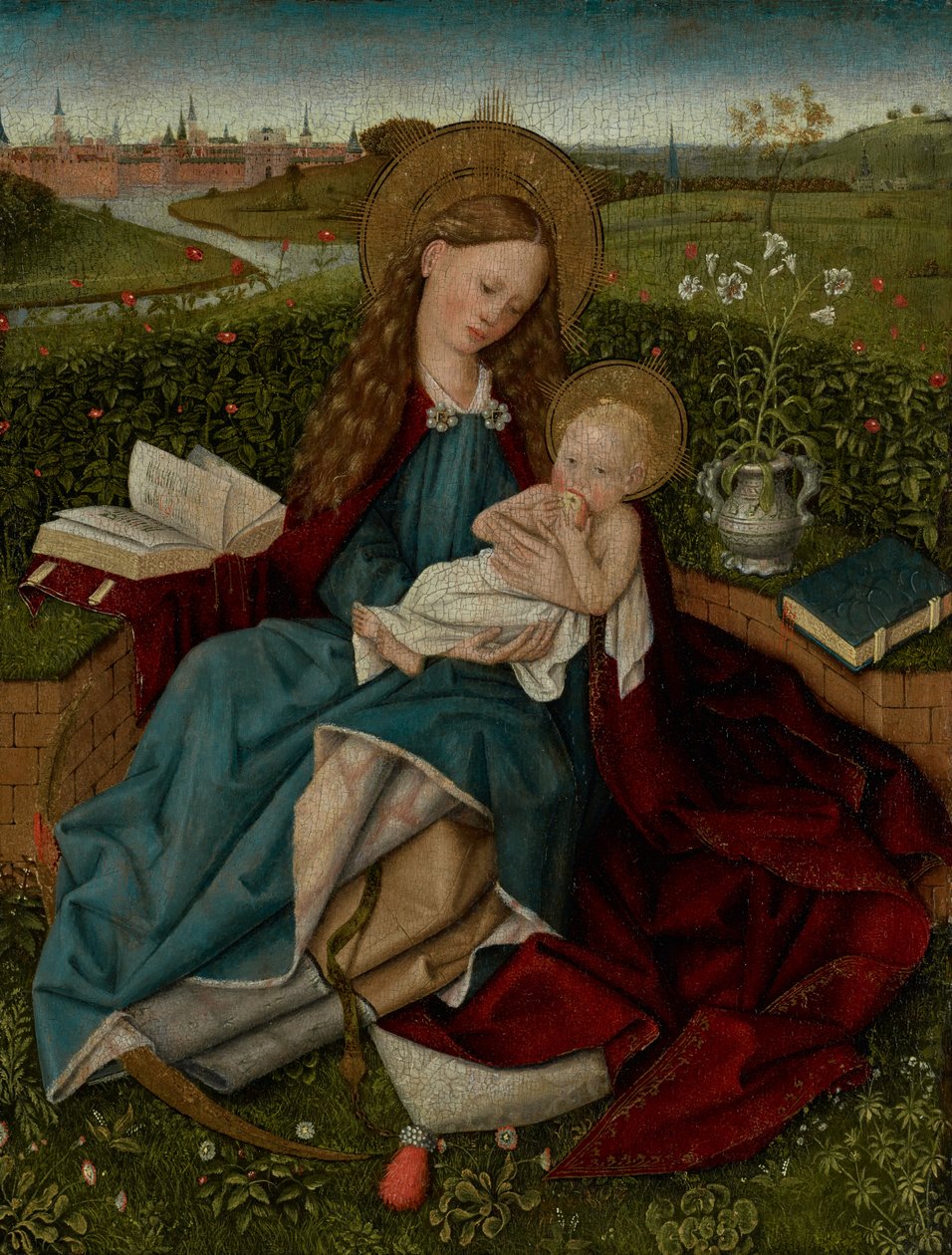 Madonna pokory autorstwa Robert Campin