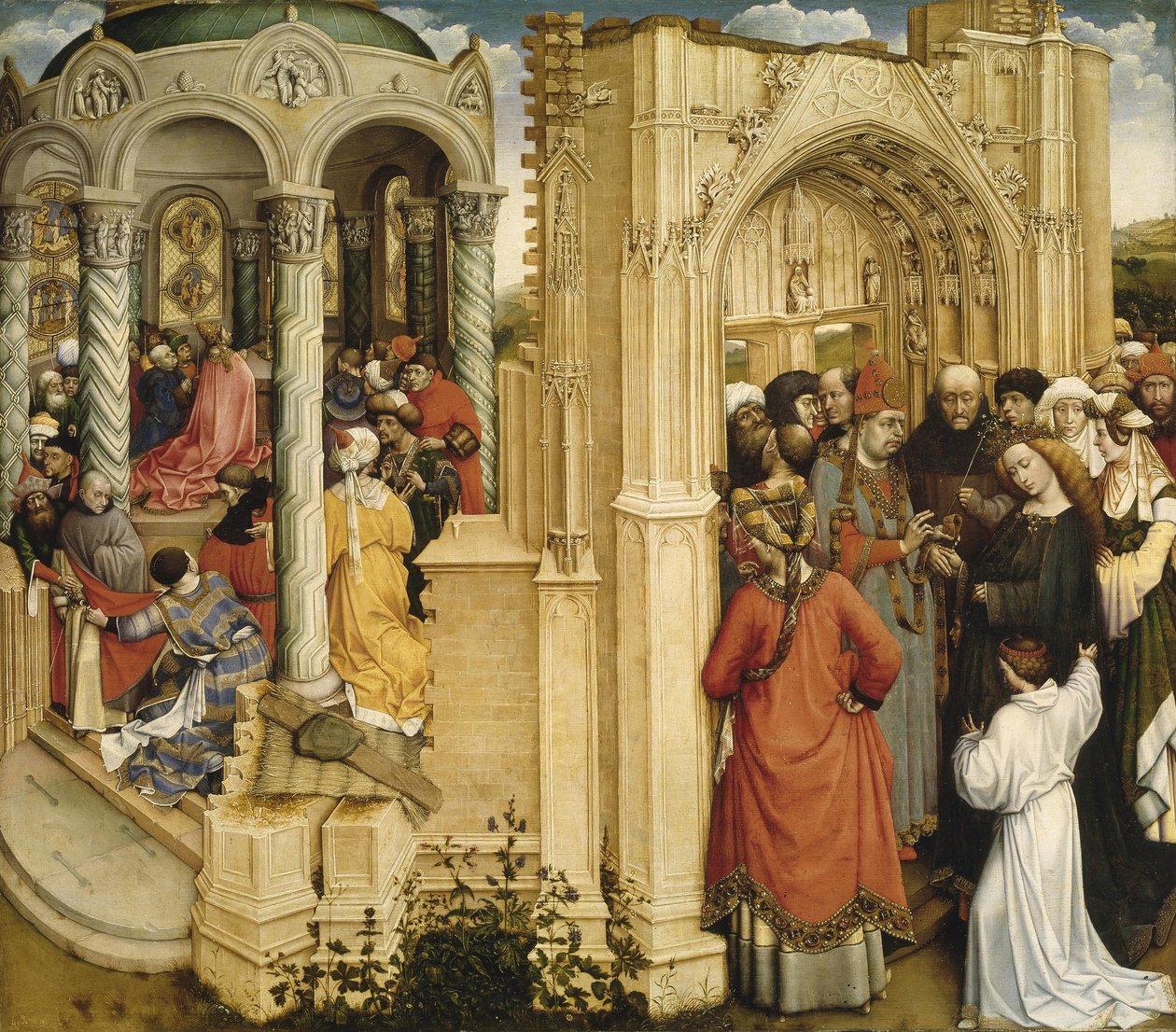 Małżeństwo Dziewicy autorstwa Robert Campin