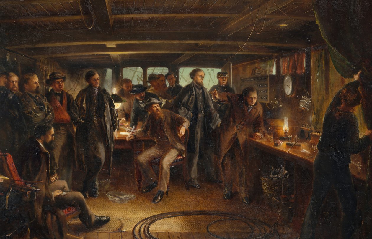 W oczekiwaniu na odpowiedź, ok. godz. 1866. autorstwa Robert Charles Dudley