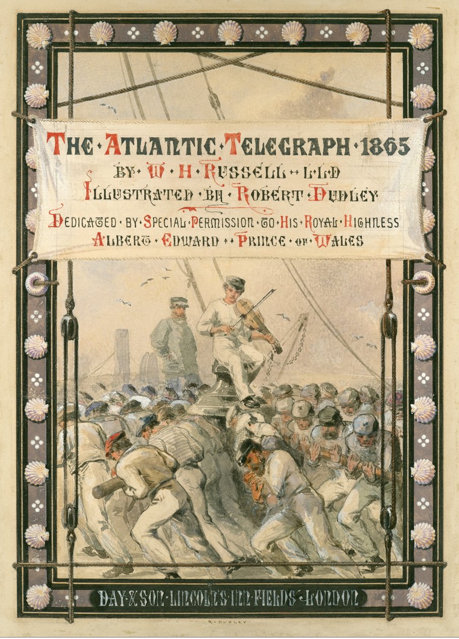 Telegraf Atlantycki, [1866]. autorstwa Robert Charles Dudley