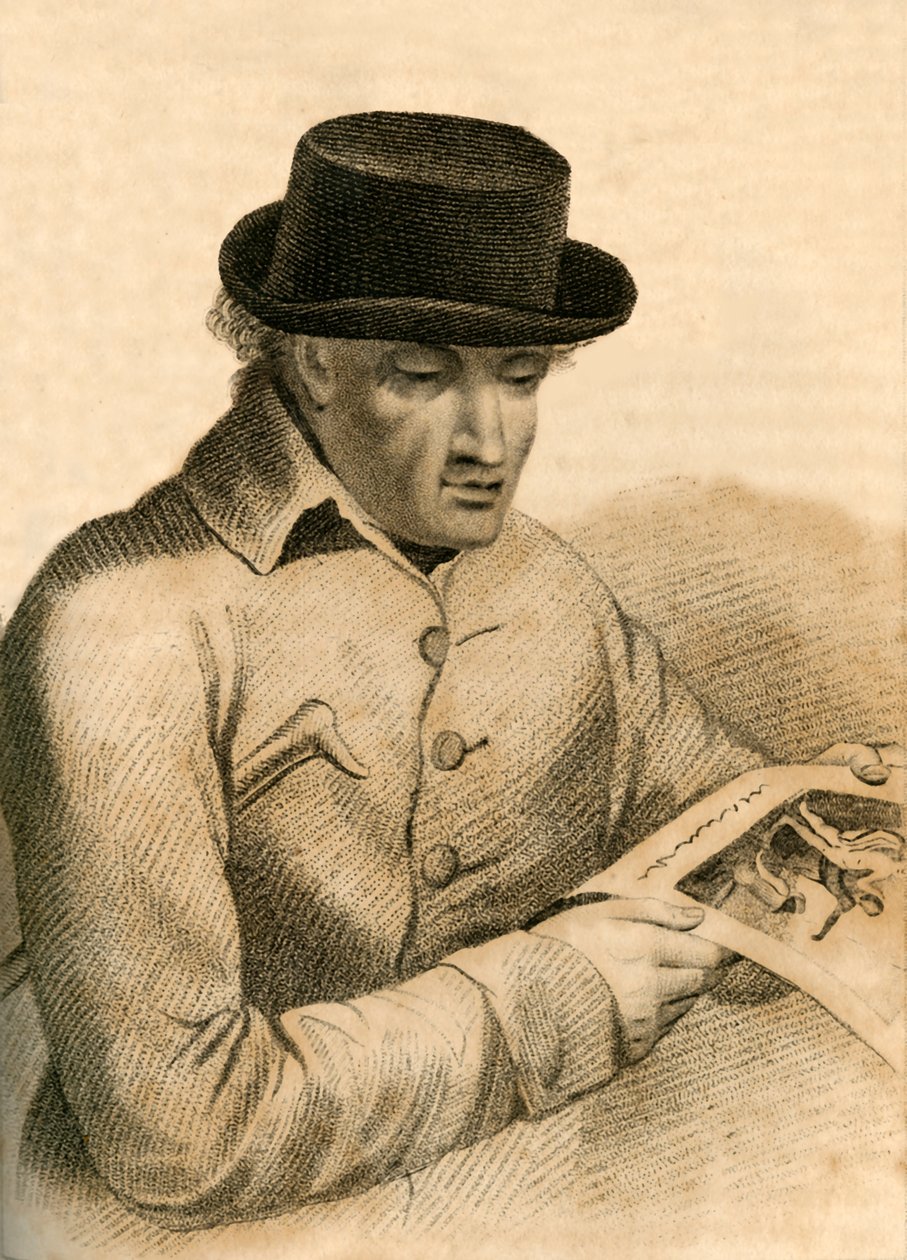 Henry Constantine Jennings. Niezwykły wirtuoz, 1821. autorstwa Robert Cooper