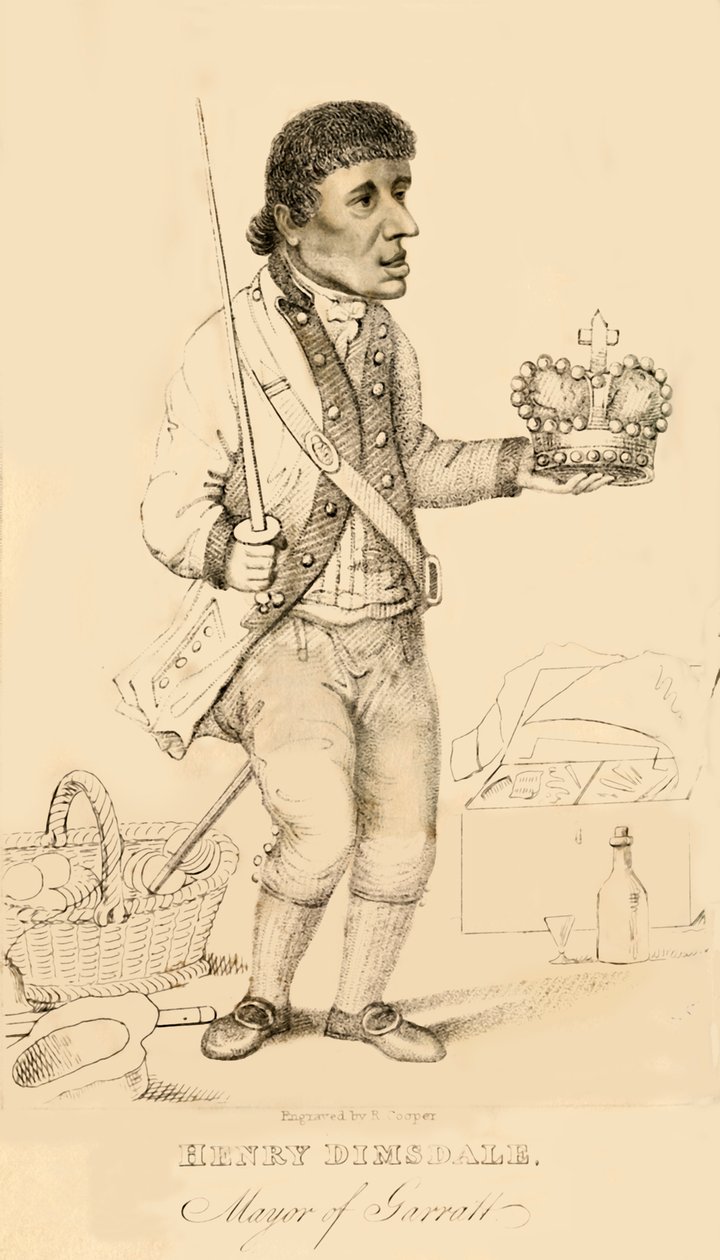 Henry Dimsdale, burmistrz Garratt, 1821 r. autorstwa Robert Cooper