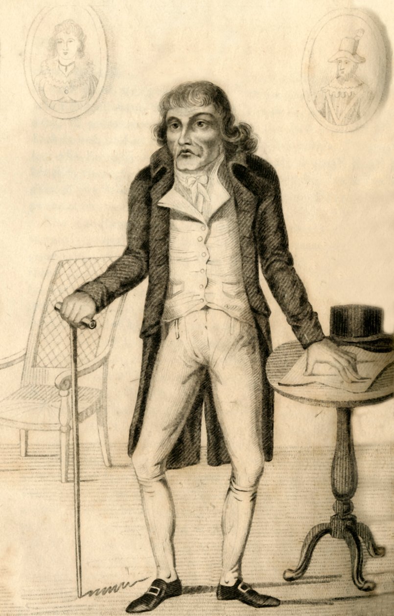 Thomas Laugher - Powszechnie nazywany Starym Tommym, 1821. autorstwa Robert Cooper