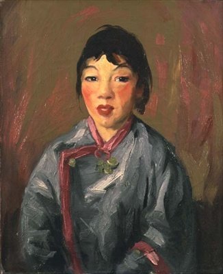 Łaska, chińska dziewczyna autorstwa Robert Cozad Henri
