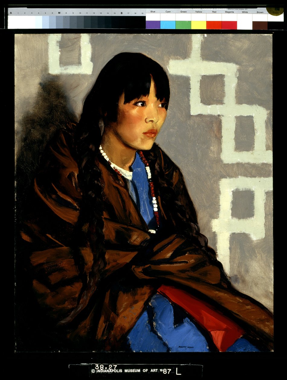 Indianka (Julianita) (olej na płótnie) autorstwa Robert Cozad Henri