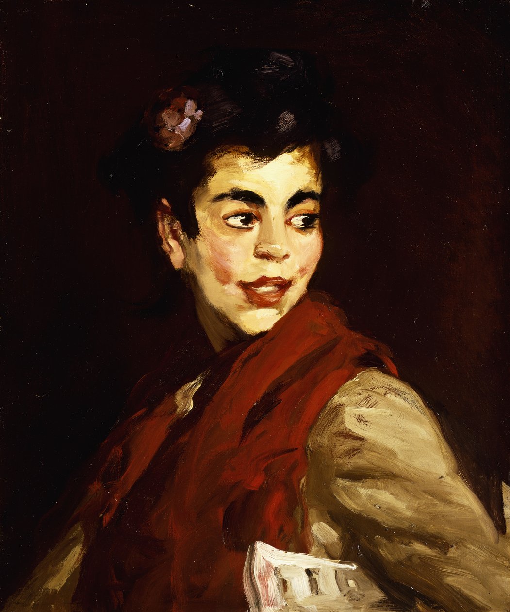 Newsgirl - Madryt, 1908 autorstwa Robert Cozad Henri