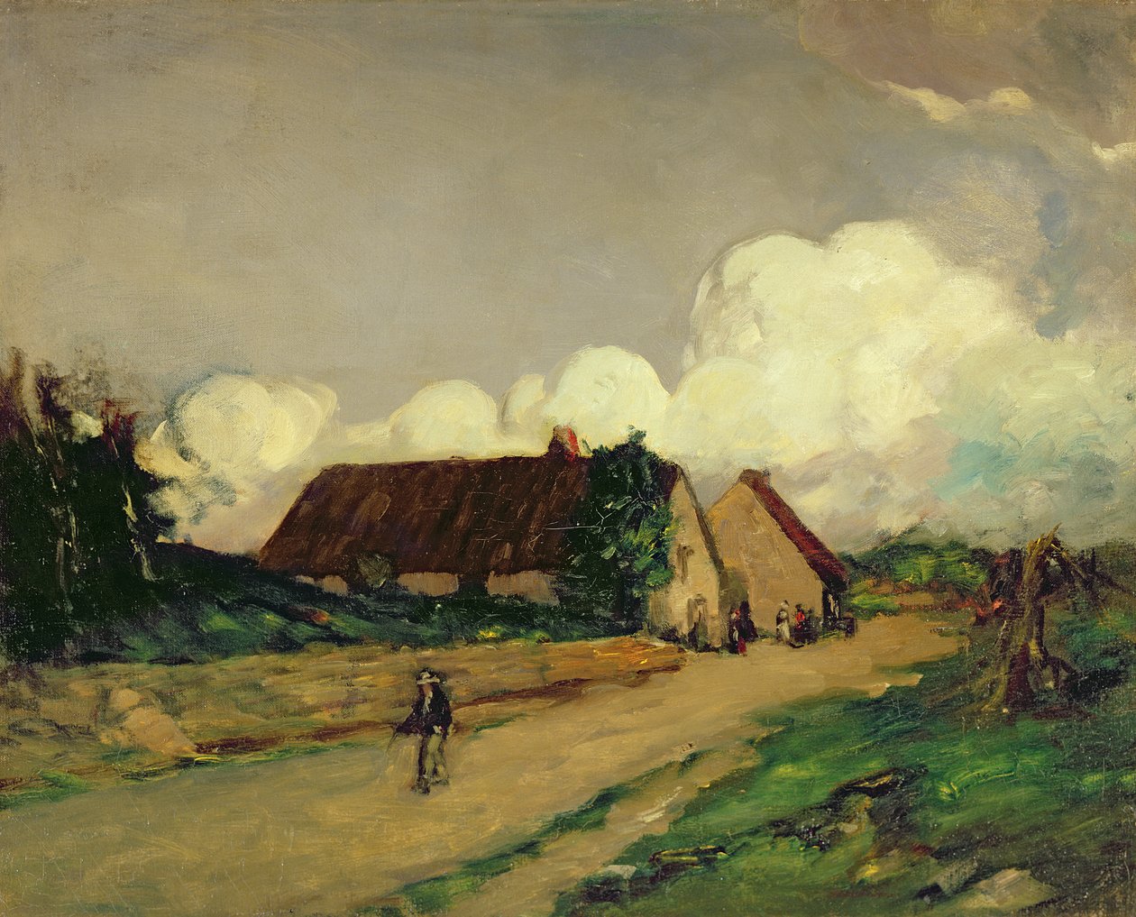 Stare domy rolnicze w Bretanii autorstwa Robert Cozad Henri
