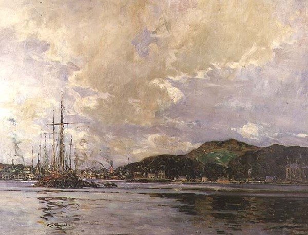Tigh Na Bruick: na Clyde autorstwa Robert D. Pasquoil