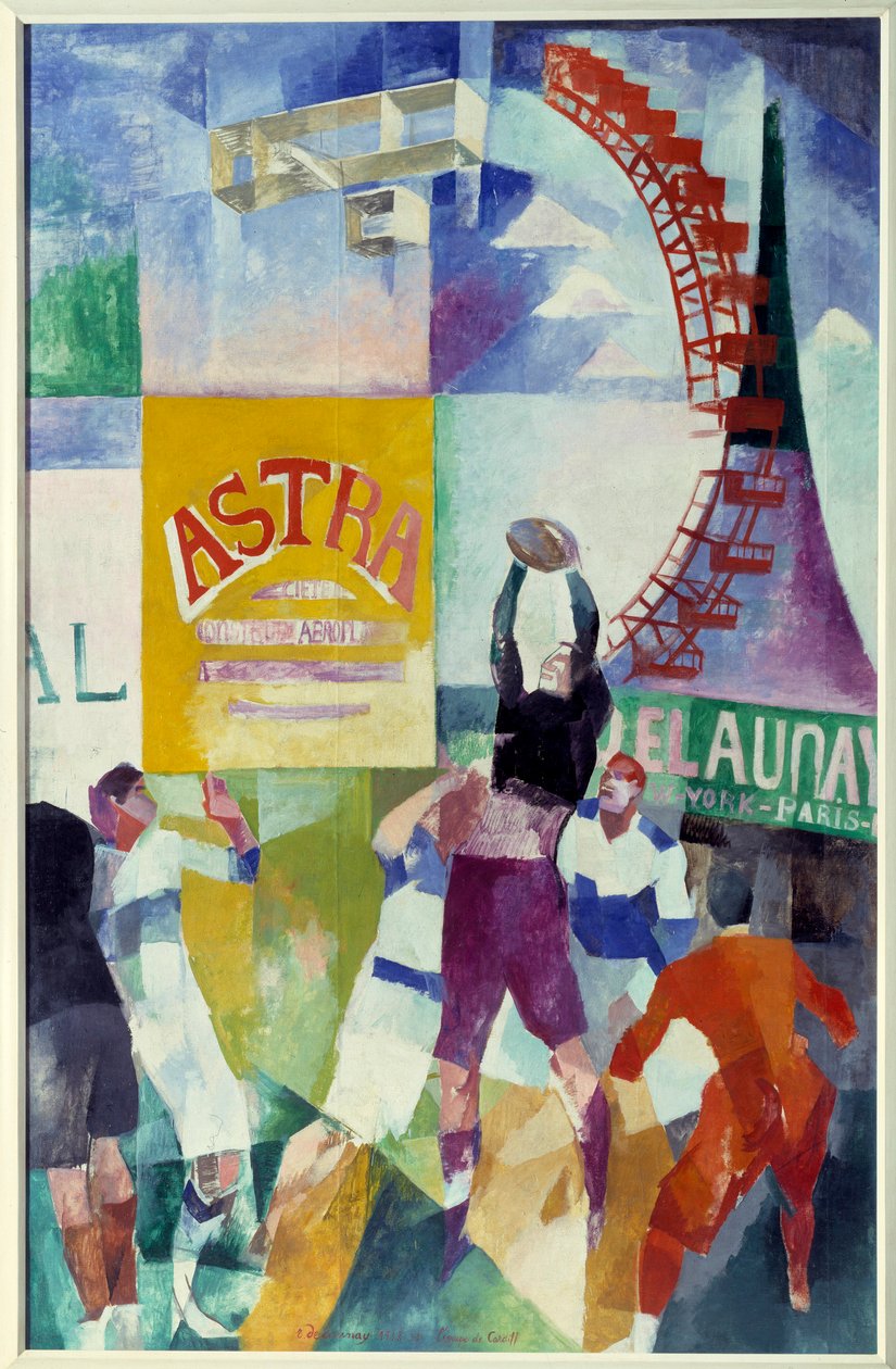 Zespół Cardiffa. Obraz Roberta Delaunaya (1885 - 1941) autorstwa Robert Delaunay