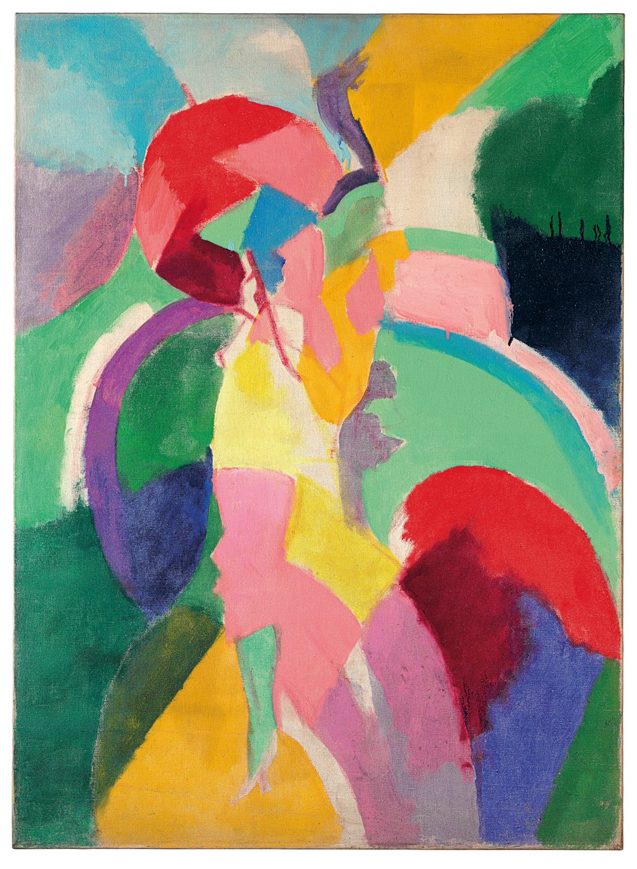 Kobieta z parasolem czyli La Parisienne autorstwa Robert Delaunay