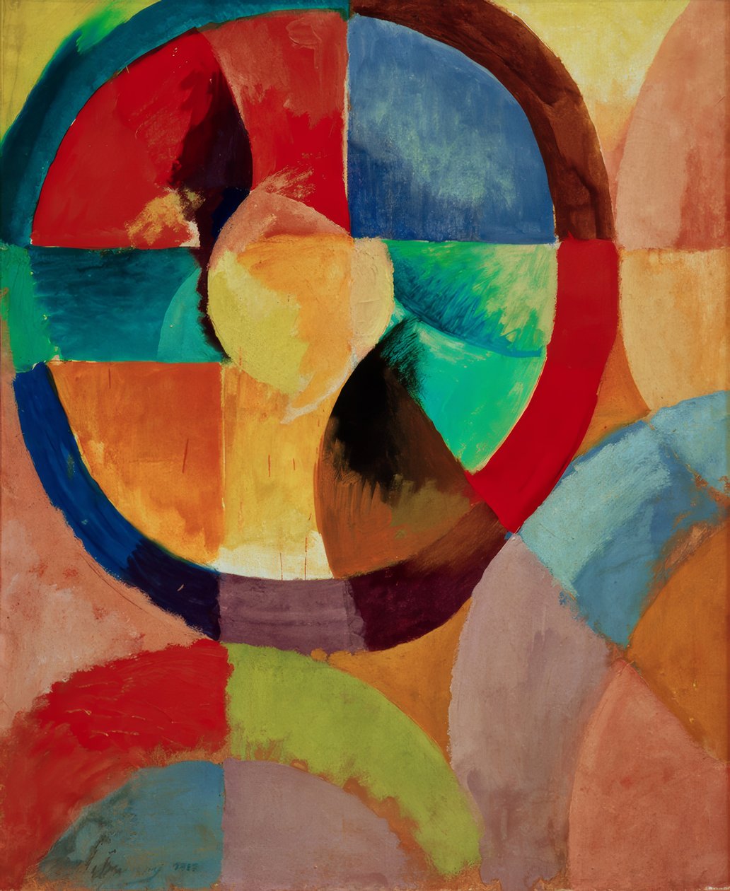 Okrągłe kształty, słońce nr 1 autorstwa Robert Delaunay
