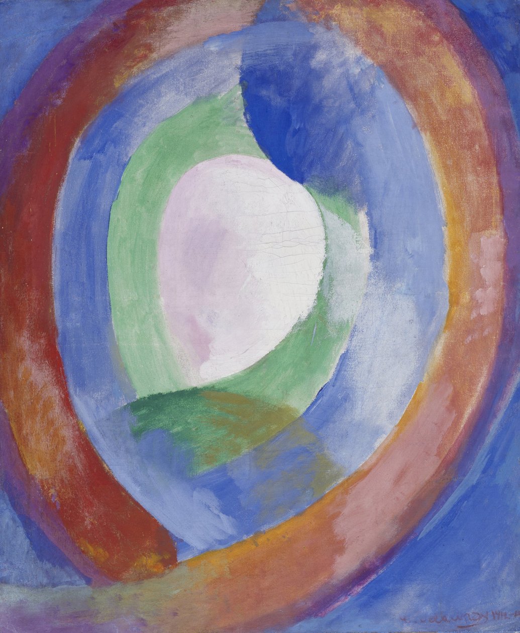Okrągłe kształty, księżyc nr. 1 autorstwa Robert Delaunay