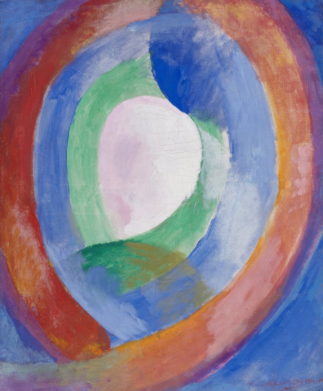 Okrągłe kształty, księżyc nr. 1 autorstwa Robert Delaunay