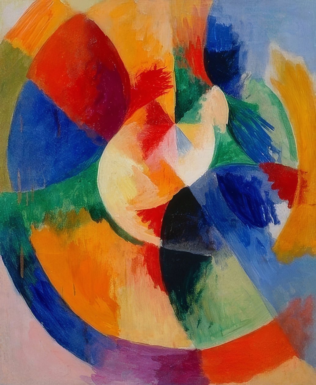 Kreisformen, Sonne (okrągłe kształty, słońce). 1912/13 autorstwa Robert Delaunay
