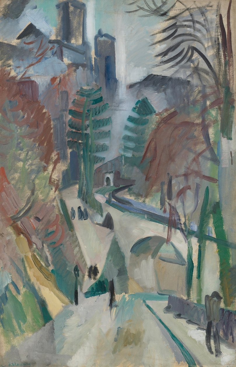 Krajobraz Laon, 1912. autorstwa Robert Delaunay