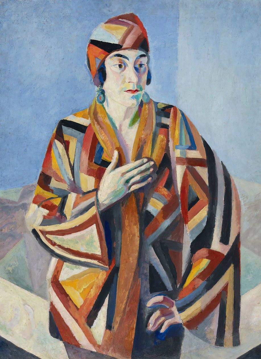 Portret Madame Mandel, 1923. autorstwa Robert Delaunay
