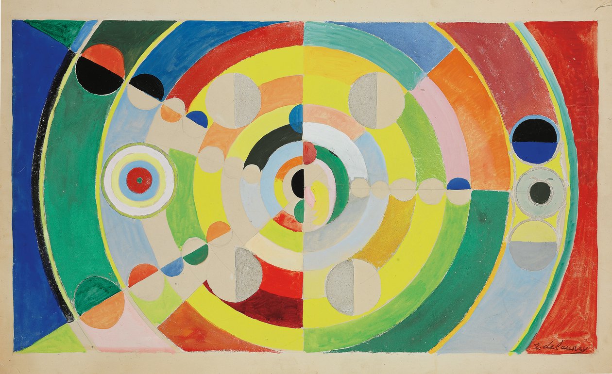 Relief-dyski autorstwa Robert Delaunay
