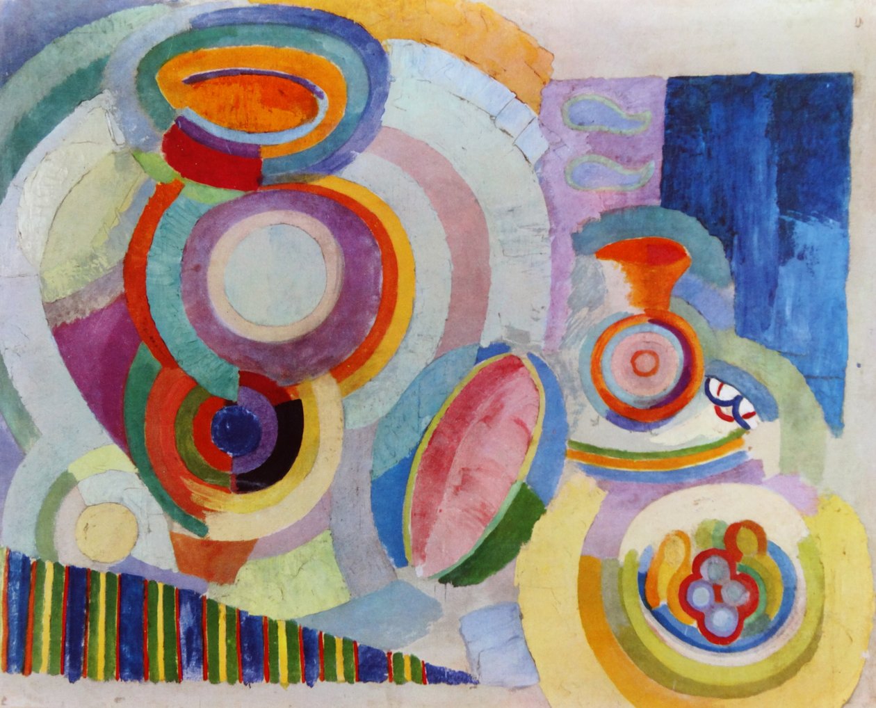 Robert Delaunay Martwa natura Portugalski autorstwa Robert Delaunay