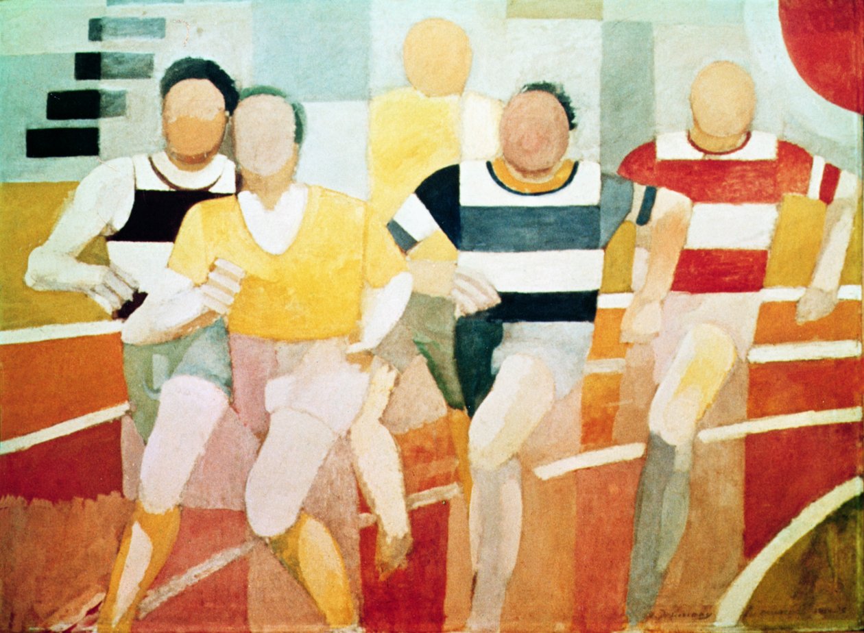 Biegacze autorstwa Robert Delaunay