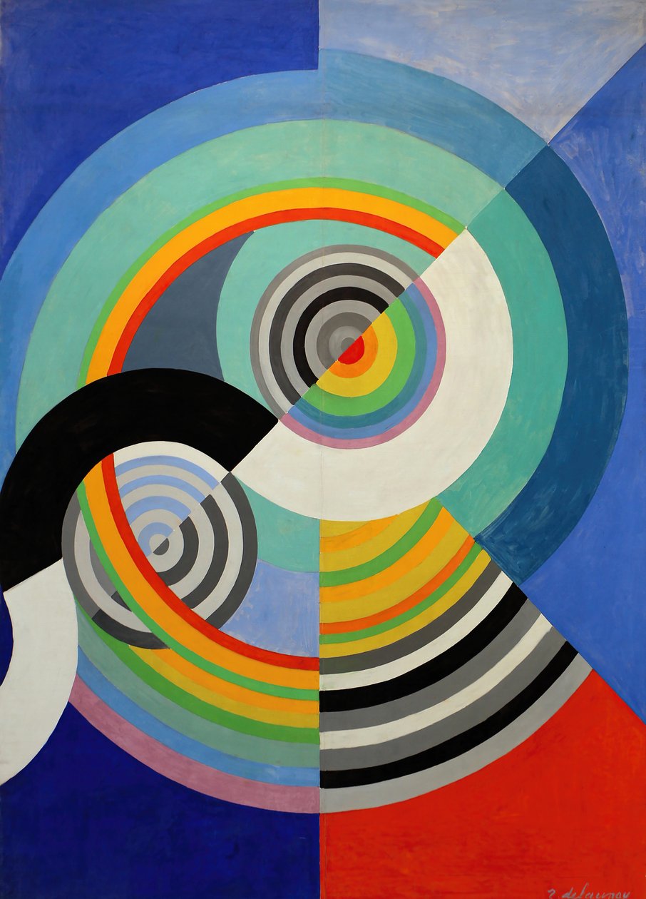 Rytm nr 3, dekoracja Salonu Tuileries, 1938. autorstwa Robert Delaunay
