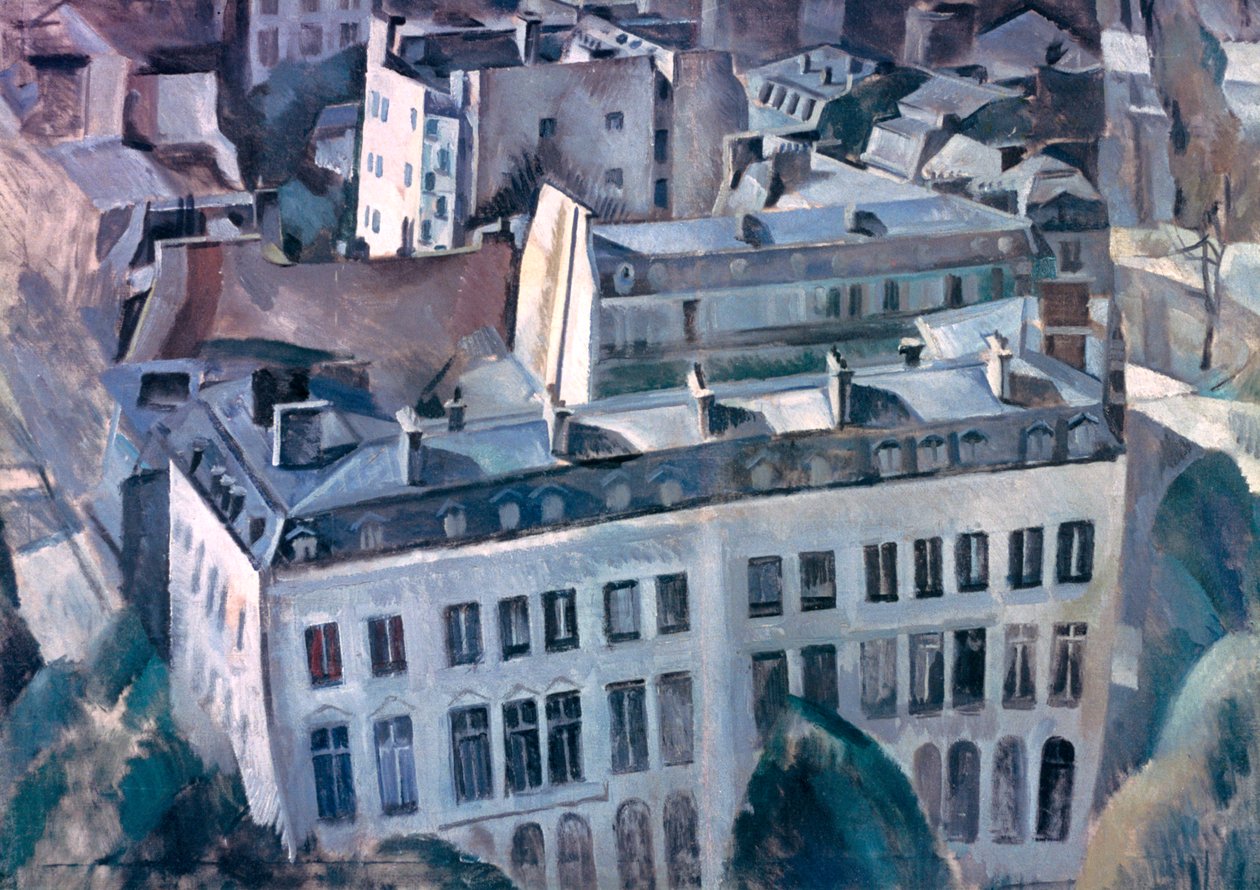 Studium do „Miasta, 1909-1910” autorstwa Robert Delaunay