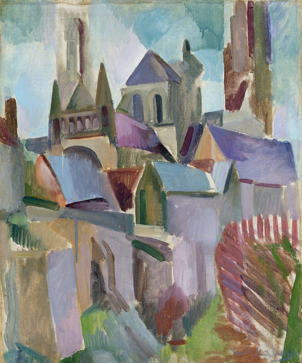 Wieże Laon autorstwa Robert Delaunay
