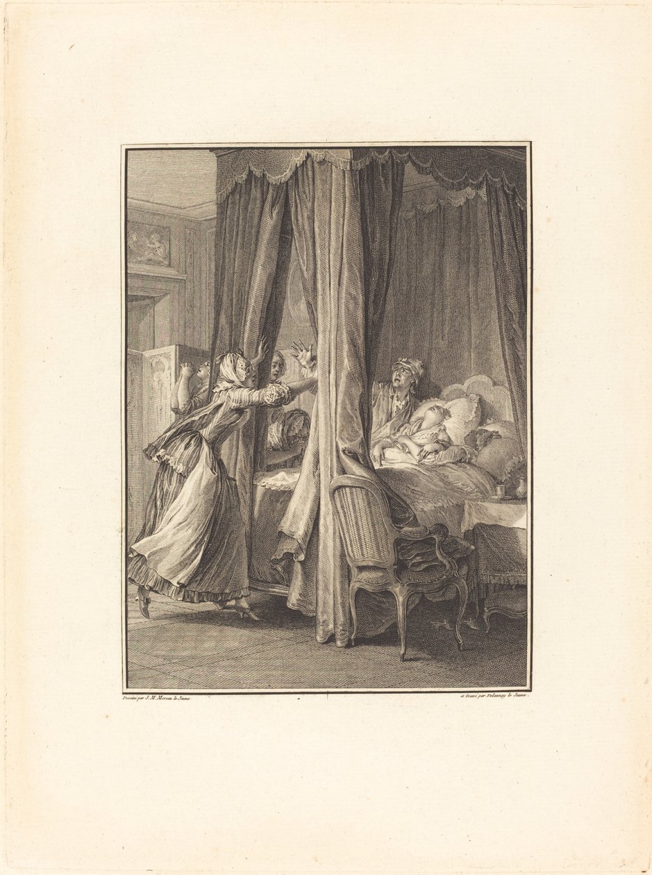 Śmierć Julie autorstwa Robert Delaunay after Jean Michel Moreau