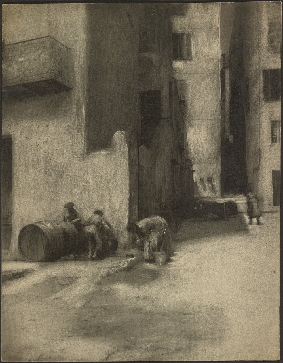 Róg ulicy w Menton autorstwa Robert Demachy