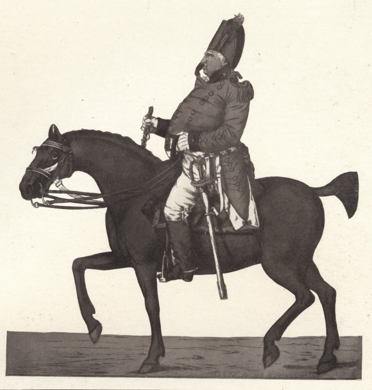 Ogólny widok starej Anglii Walijski 41 Pułk, 1770-1810, 1909 autorstwa Robert Dighton