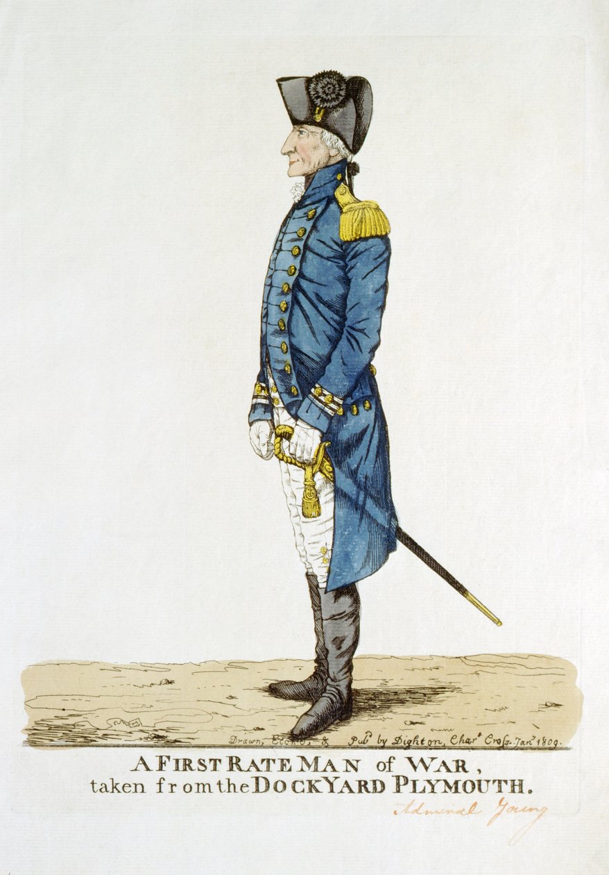 Sir George Young, „Człowiek wojny pierwszorzędnej…” autorstwa Robert Dighton