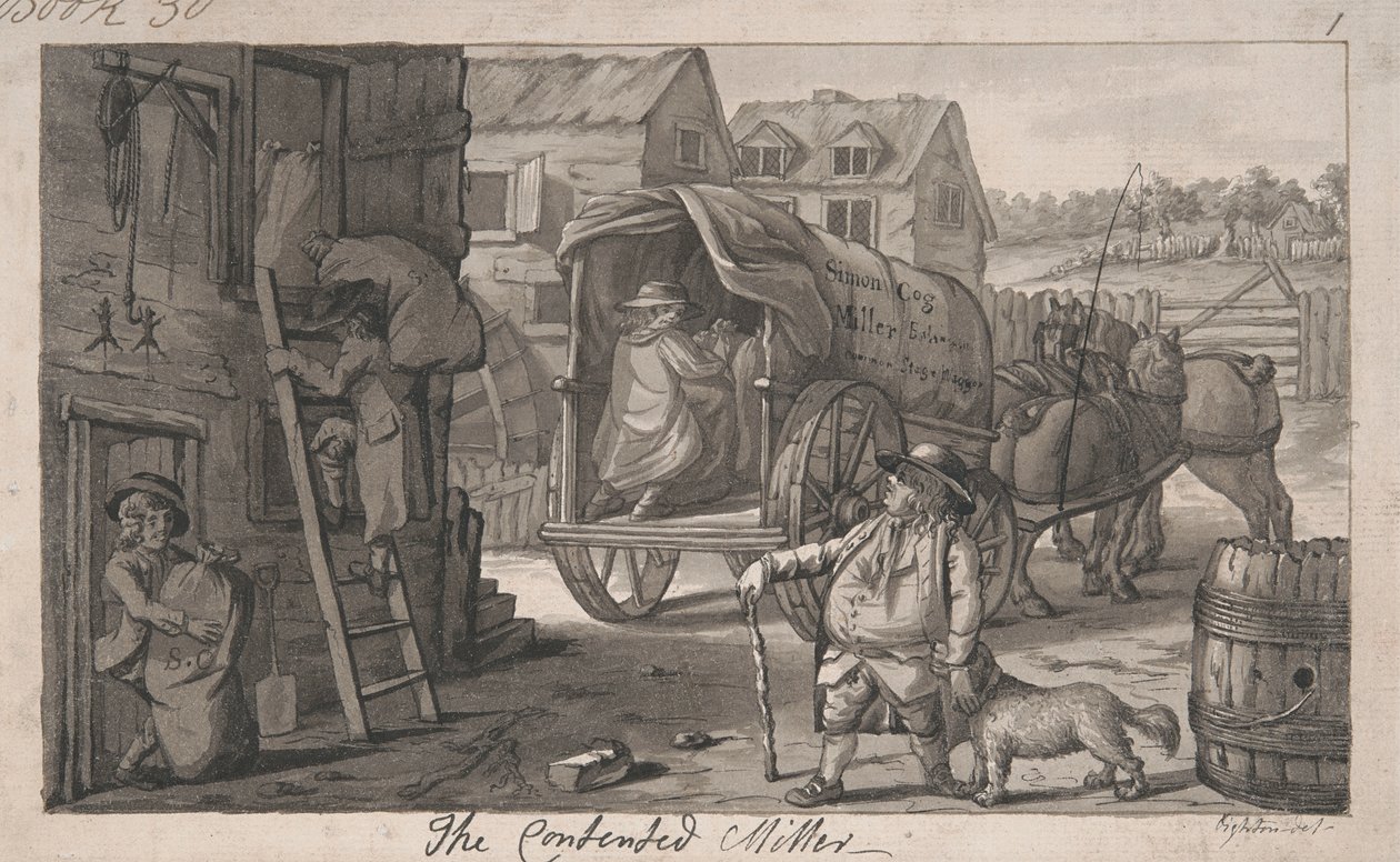 Zadowolony Miller autorstwa Robert Dighton