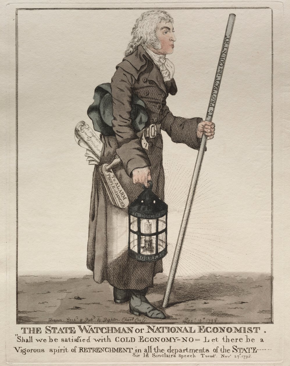 Strażnik Stanowy. autorstwa Robert Dighton