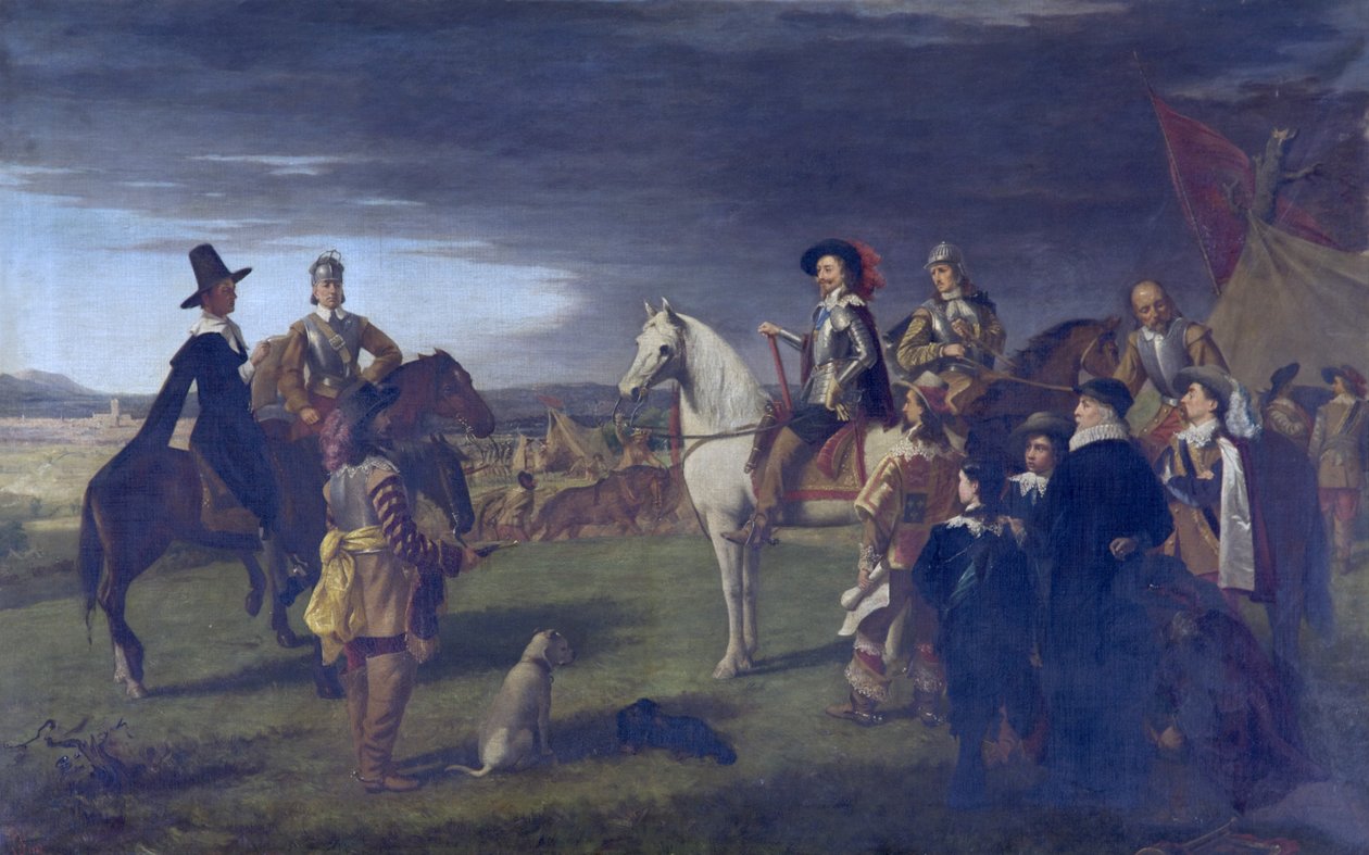Oblężenie Gloucester, 1643, 1860 autorstwa Robert Dowling