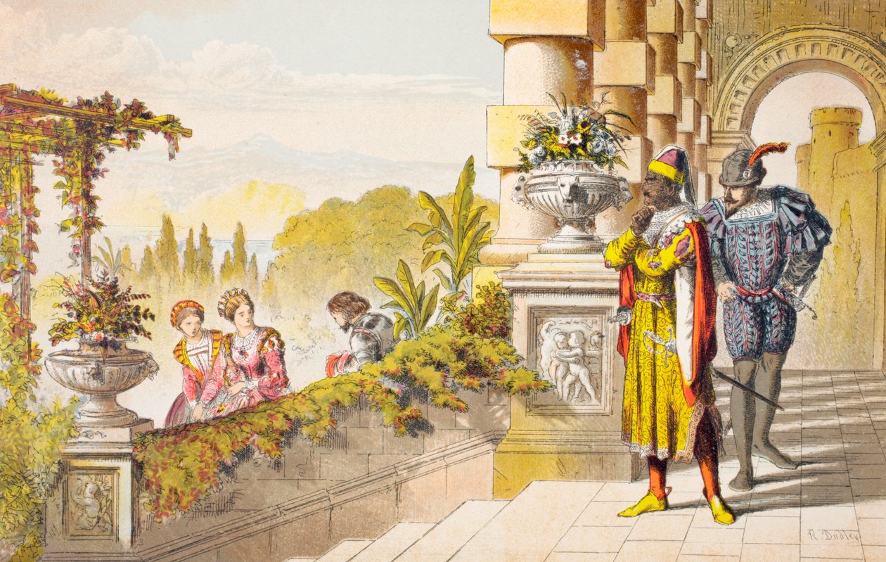 Cassio przemawia w Otello, akt III, scena III, "Madam, I