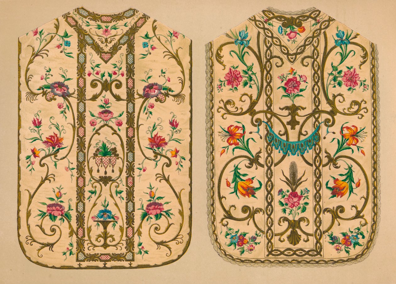 Haftowane ornaty Luigi & Ersilia Martini, 1893. autorstwa Robert Dudley