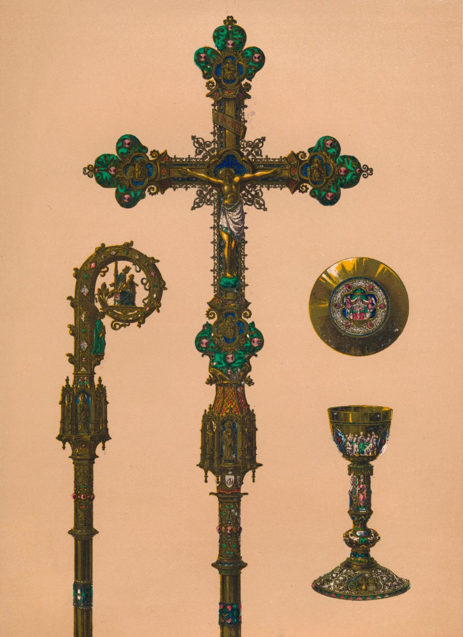 Obiekty do użytku kościelnego, E.C. Trioullier, Paryż, 1893. autorstwa Robert Dudley