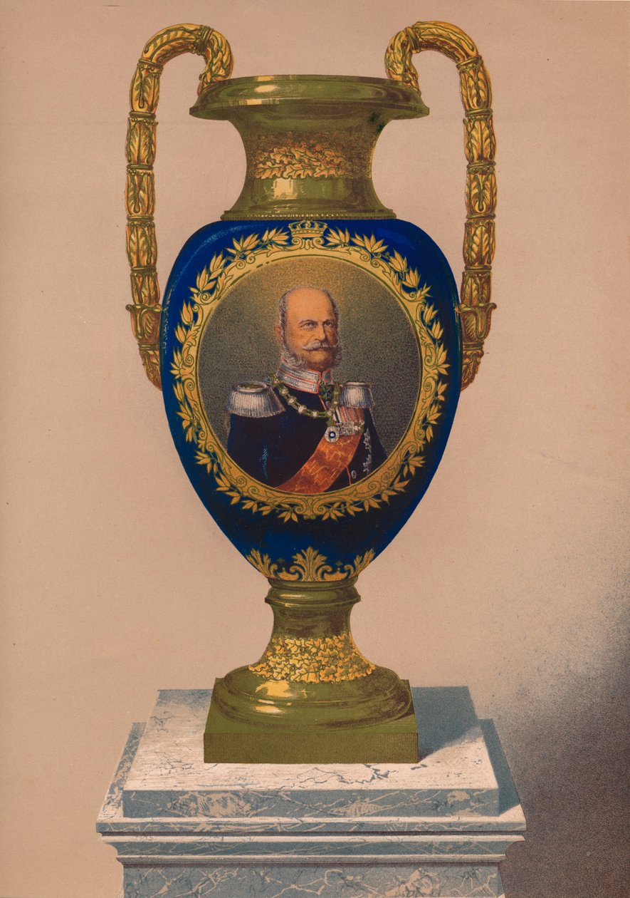 Wazon porcelanowy, 1863. autorstwa Robert Dudley