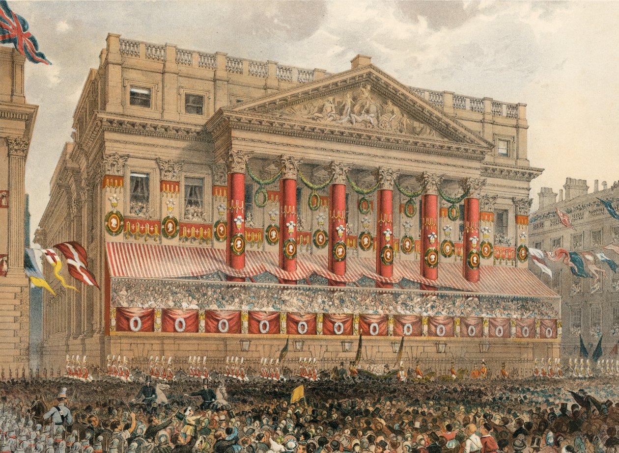The Mansion House, 7 marca 1863 r. (rycina) autorstwa Robert Dudley