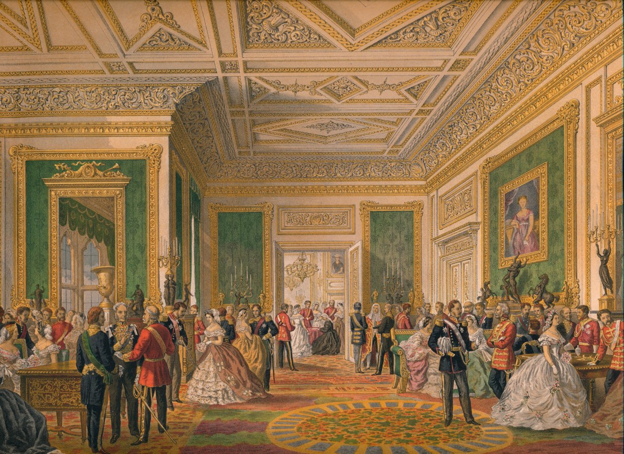 Podpisanie aktu poświadczenia małżeństwa, 1863. autorstwa Robert Dudley