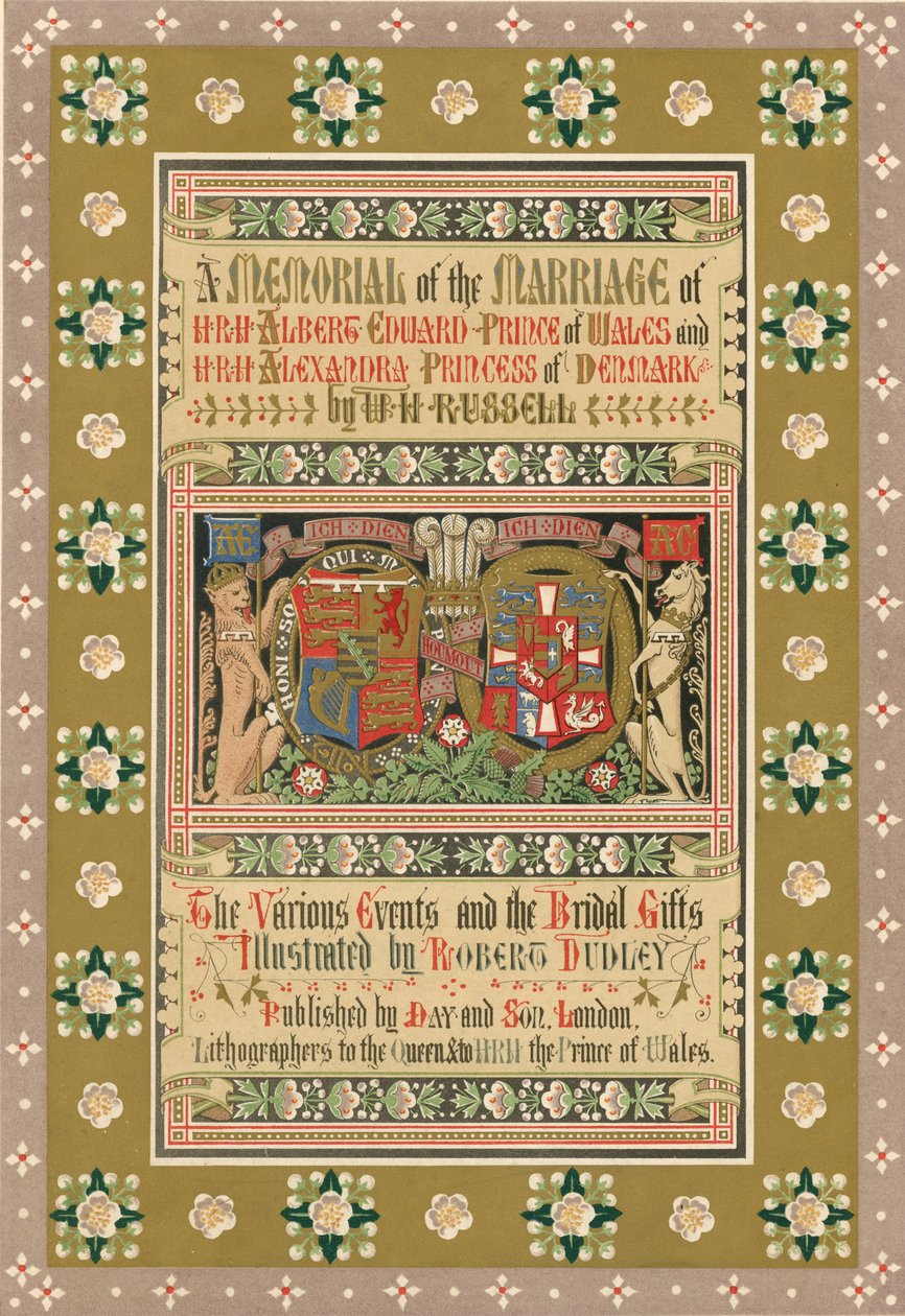Strona tytułowa (chromolitografia) autorstwa Robert Dudley