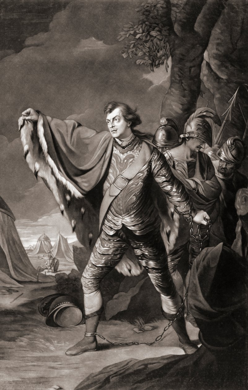 Angielski aktor Samuel Reddish. Portret. (wydrukować) autorstwa Robert Edge (after) Pine