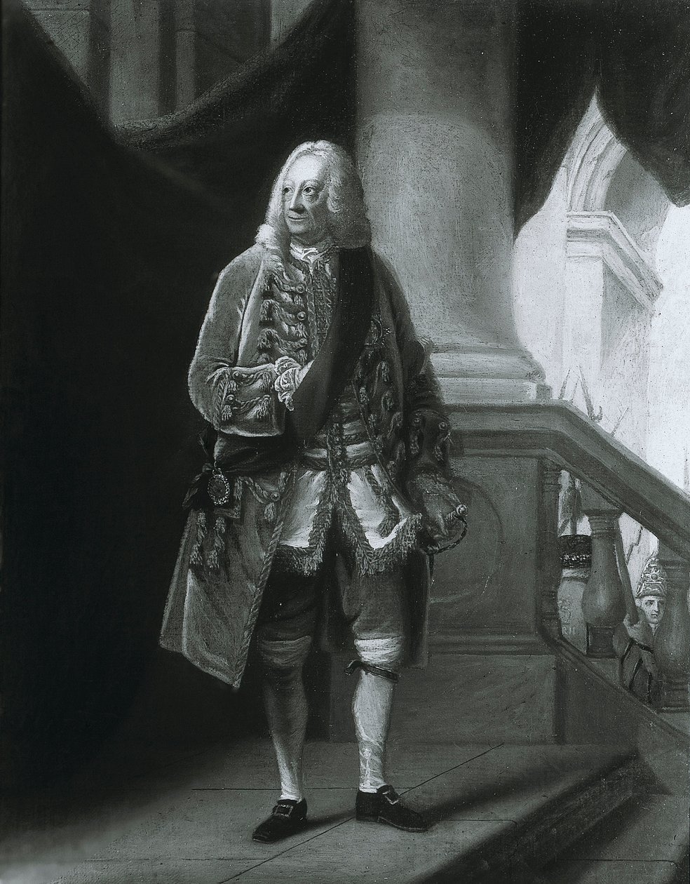 Jerzy II (1683-1760) autorstwa Robert Edge (after) Pine