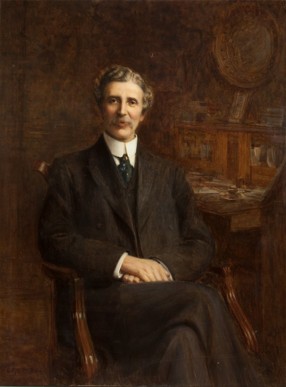 William Haworth, siedzący autorstwa Robert Edward Morrison