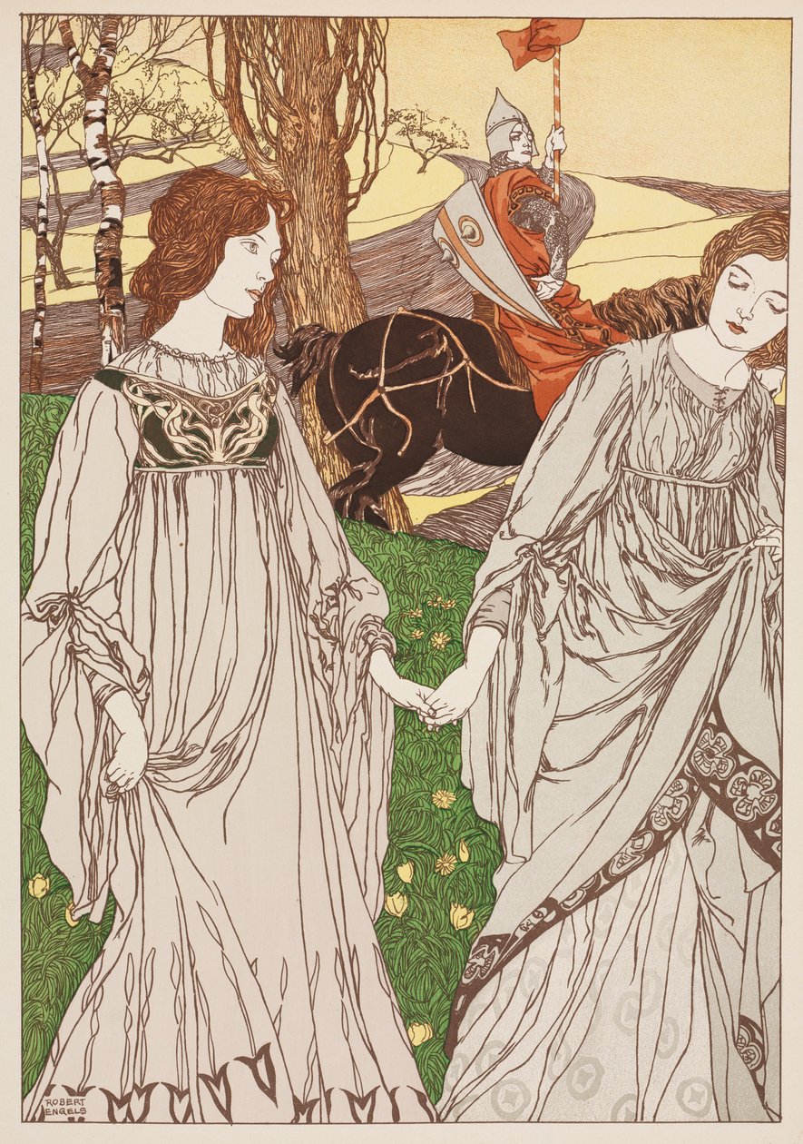 Przechodnia Le Passant, 1897. autorstwa Robert Engels