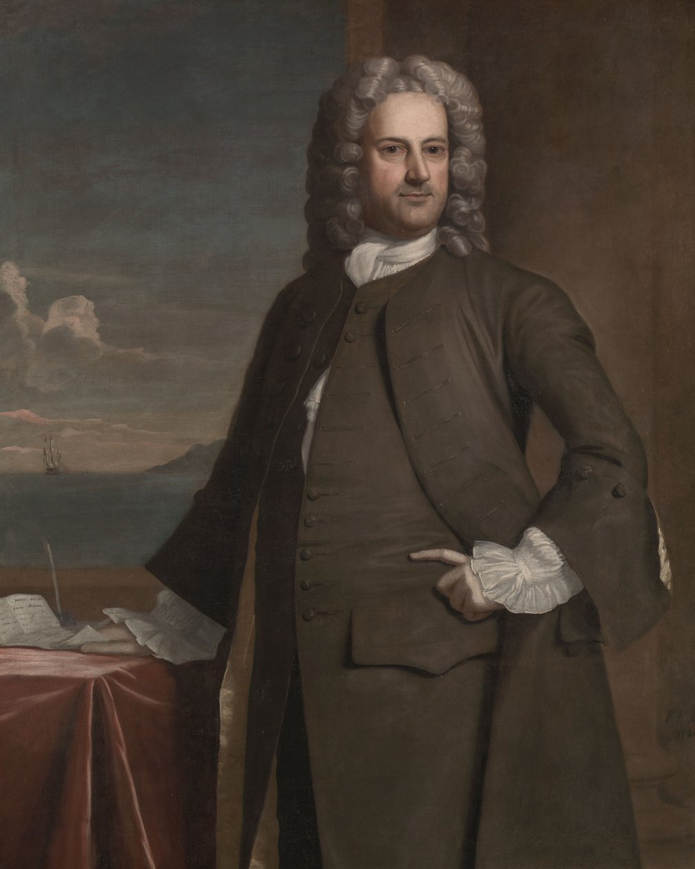 Karol Apthorp, 1748 autorstwa Robert Feke